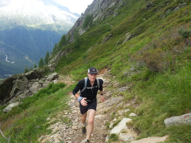 Testing out the Mammut MTR 71 shorts and MTR 201 top in the Aiguilles Rouges, Chamonix