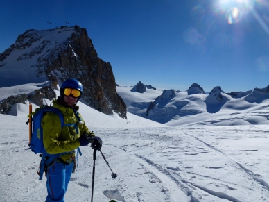The North Face Kichatna Jacket, off in search of powder in the Vallee Blanche, Chamonix.