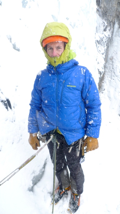 All DAS'd up with nowhere to go! Testing Patagonia's DAS Parka in the French Alps. A great belay parka fits over your outer layers and has a 2 way zip so you can access your belay loop.