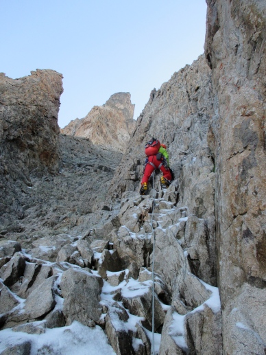 The North Face Corona Climbing Pants - great for mixed climbing.